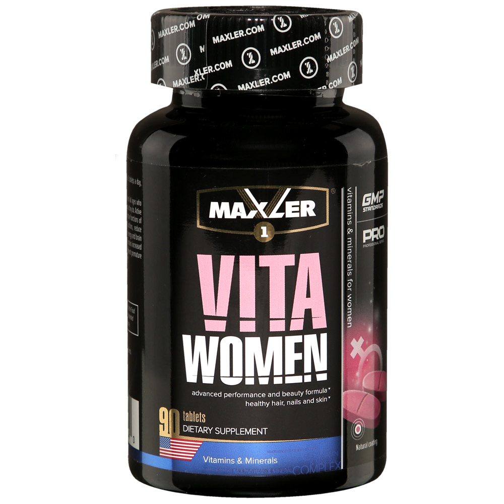 Vitamin для женщин. Vita women (90 таб), Maxler. Maxler VITAWOMEN (180 таб.).
