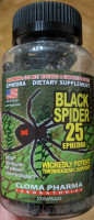 Жиросжигатель Cloma Pharma Black Spider 25 Ephedra 100 капсул