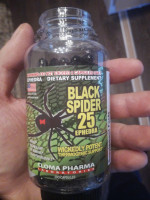 Жиросжигатель Cloma Pharma Black Spider 25 Ephedra 100 капсул