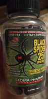 Жиросжигатель Cloma Pharma Black Spider 25 Ephedra 100 капсул