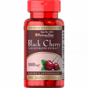 Puritan's Pride Black Cherry 1000 мг 100 капсул