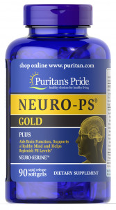 Ноотроп Puritan's Pride Neuro-PS Gold Softgels 90 капсул