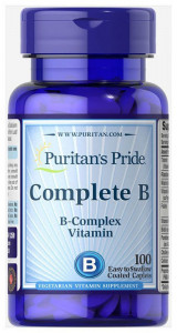 Puritans Pride Complete B 100 таблеток