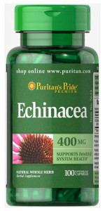 Puritan's Pride Echinacea 400 мг 100 капсул