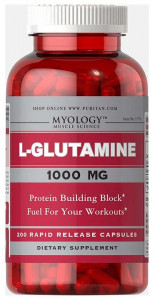 Puritan's Pride L-Glutamine 1000 мг 200 капсул