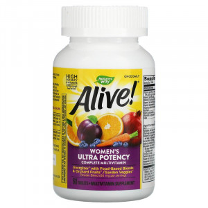 Nature's Way Alive! Once Daily Women's Ultra Potency Multi-Vitamin 60 таблеток