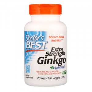 Doctor's Best Extra Strength Ginkgo 120 мг 120 капсул