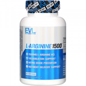 Аргинин EVLution Nutrition L-Arginine 1500 мг 100 капсул