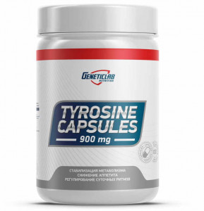 L-тирозин GeneticLab Nutrition Tyrosine Capsules 900 мг 60 капсул