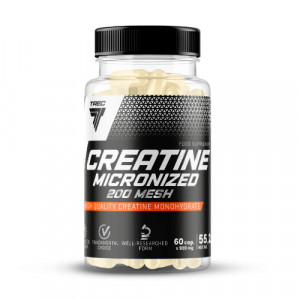 Креатин моногидрат Trec Nutrition Creatine Micronized 200 Mesh 60 капсул