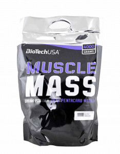 Гейнер BioTech USA Muscle Mass 4000 грамм