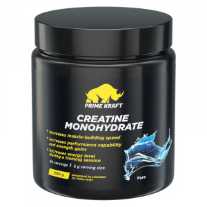 Креатин моногидрат Prime Kraft Creatine Monohydrate Банка 200 грамм