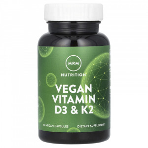 Витамины D3 и K2 для веганов MRM Vegan Vitamin D3 K2 60 капсул