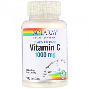 Витамин C Solaray Timed Release Vitamin C 1000 мг 100 капсул