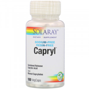 Solaray Capryl Sodium-Free Resin-Free (100 капс.)
