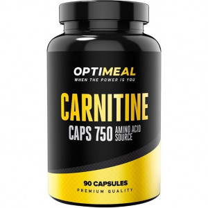 L-карнитиновый комплекс OptiMeal Carnitine Caps 750 90 капсул