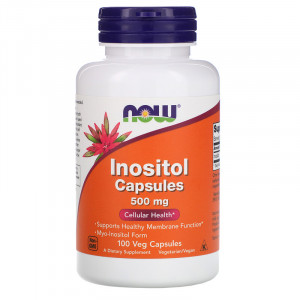 Инозитол Now Foods Inositol Capsules 500 мг 100 капсул