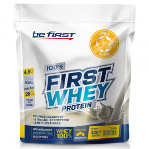 Протеин концентрат Be First First Whey Instant 450 грамм