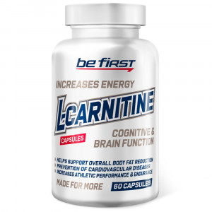 L-карнитин тартрат Be First L-Carnitine 60 капсул