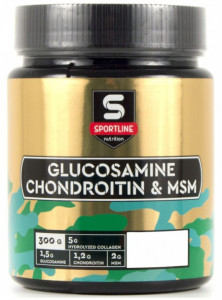 SportLine Nutrition Glucosamine Chondroitin MSM Powder 300 грамм