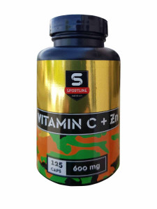 Витамин C + цинк SportLine Nutrition Vitamin C + Zn 125 капсул