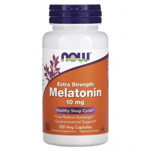 Мелатонин Now Foods Melatonin Extra Strength 10 мг 100 капсул