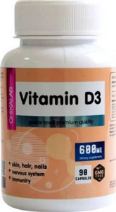Chikalab Vitamin D3 600 МЕ 90 капсул