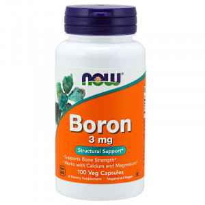 Now Foods Boron 3 мг 100 капсул