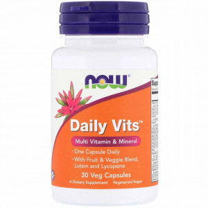Мультивитамины Now Foods Daily Vits 30 таблеток