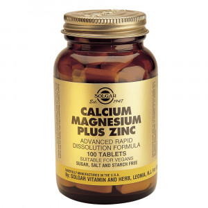 Solgar Calcium Magnesium Plus Zinc 100 таблеток