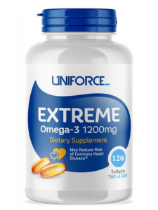 Uniforce Extreme Omega-3 1200 мг 120 капсул