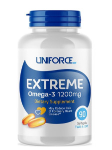 Uniforce Extreme Omega-3 1200 мг 90 капсул
