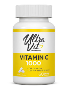 Витамин C UltraVit Vitamin C 1000 мг 60 капсул