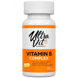 Комплекс витаминов группы B UltraVit Vitamin B Complex Softgels 90 капсул