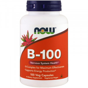 Витамины группы B Now Foods B-100 100 капсул