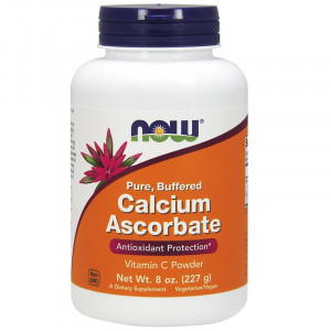 Now Foods Pure Buffered Calcium Ascorbate Vitamin C Powder 227 грамм