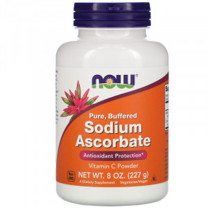 Now Foods Sodium Ascorbate Powder 227 грамм