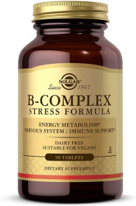 Витамины группы B + витамин C Solgar B-Complex Stress Formula 90 таблеток