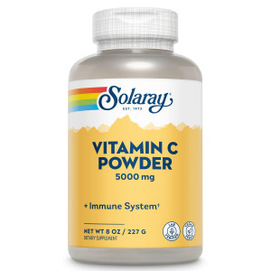 Витамин C Solaray Vitamin C Powder 5000 мг 227 грамм