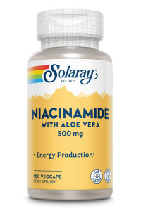 Ниацинамид Solaray Niacinamide 500 мг 100 капсул