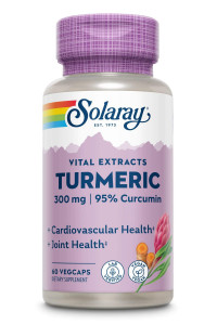 Экстракт корня куркумы Solaray Turmeric Root Extract 300 мг 60 капсул