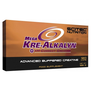 Креатин креалкалин Scitec Nutrition Mega Kre-Alkalyn 120 капсул