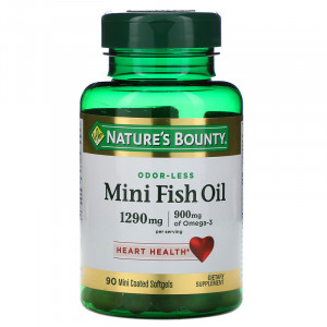 Nature's Bounty Mini Fish Oil 1290 мг Mini Coated Softgels (90 капс.)