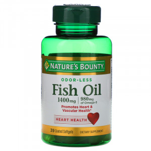 Рыбий жир Natures Bounty Fish Oil 1400 мг 39 капсул