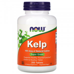 Now Foods Kelp 150 мкг 200 таблеток