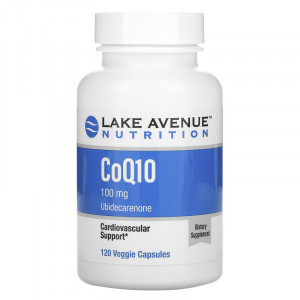 Lake Avenue Nutrition CoQ10 USP Grade 100 мг 120 капсул