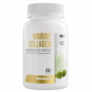 Maxler Marine Collagen Hyaluronic Acid Complex Softgels 60 капсул