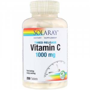 Витамин C Solaray Timed Release Vitamin C 1000 мг 250 таблеток