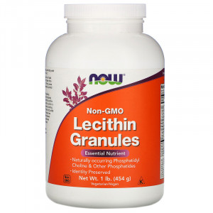 Соевый лецитин Now Foods Lecithin Granules 454 грамма