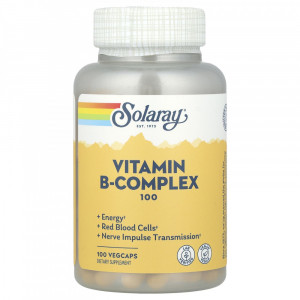 Витамины группы B Solaray B-Complex 100 100 капсул